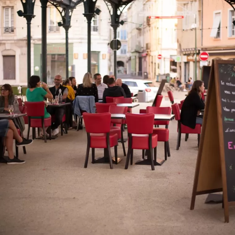Terrasse valence centre ville 