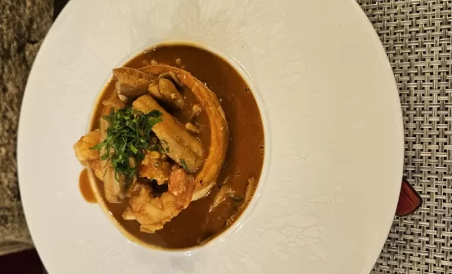 Vol au vent de filet de perches