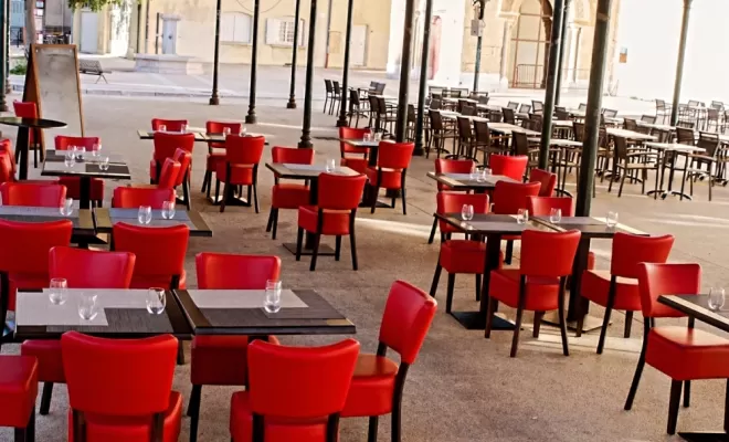 Notre terrasse l'été , Valence, La Cantine
