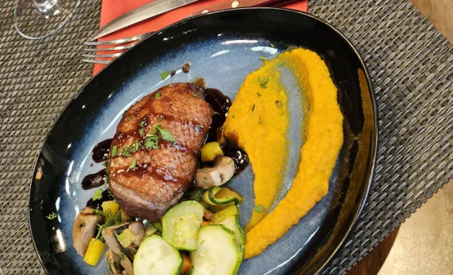 Magret de canard , Valence, La Cantine