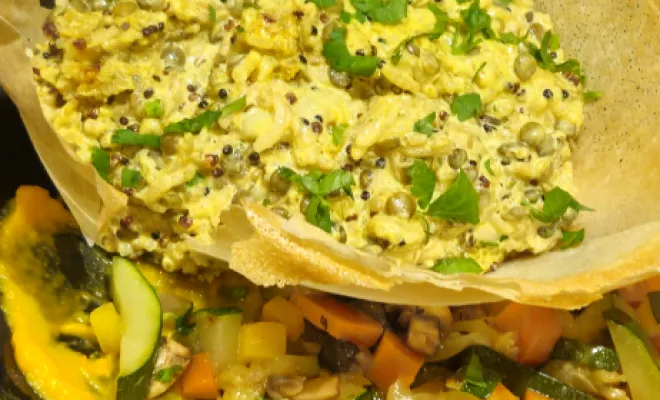 Dahl de lentilles , Valence, La Cantine