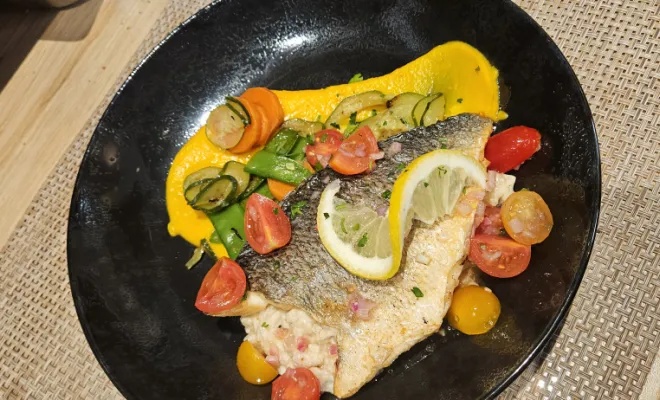 Filet de daurade royale , Valence, La Cantine