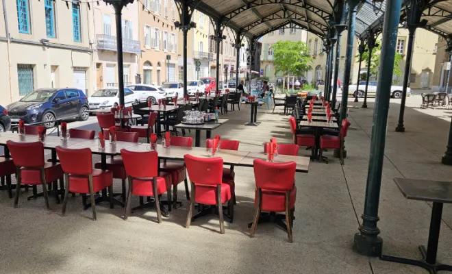 Notre belle terrasse ombragé , Valence, La Cantine